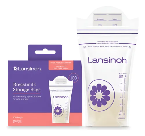 Bolsa Almacenamiento Leche Materna 100u Lansinoh