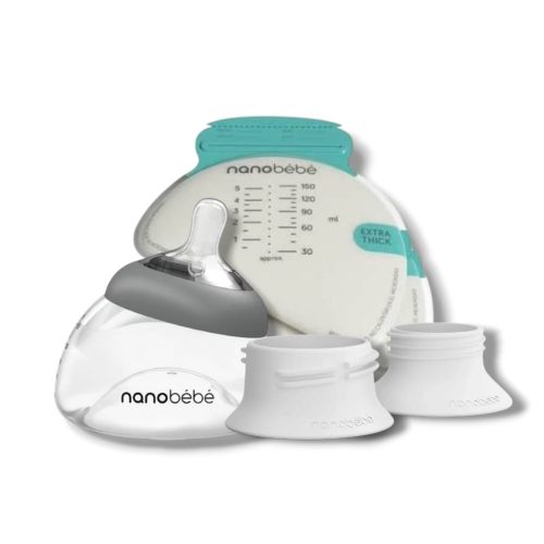 Set Lactancia recién nacido Gen 2 NanoBebé gris.