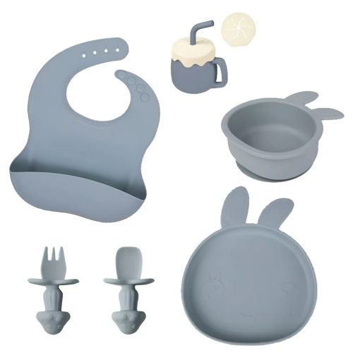 Set alimentación Complementaria Conejo Gris.