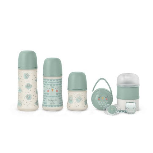 Set de Regalo Premium Para Recien Nacido Bonhomia Verde (7 Pcs) Suavinex