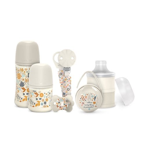 Set de Regalo Premium Para Recién Nacido Wonderland Beige (6 Pcs) Suavinex