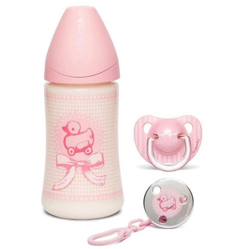 Set de Regalo Rosa 0/6 meses Toys Suavinex.