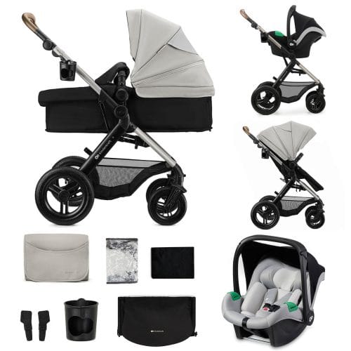 Travel System Moov 2 XL 3 en 1 Moonlight Grey Kinderkraft.