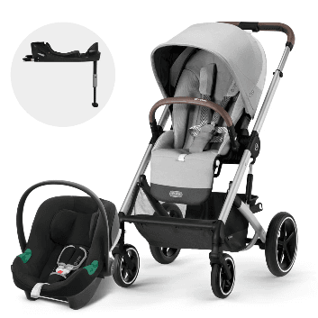 Travel System Balios S Lux 3 Silver Lava Grey Cybex